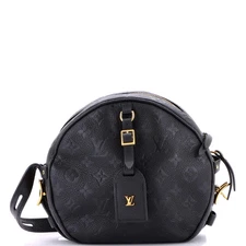 Louis Vuitton Boite Chapeau Souple Bag Monogram Empreinte Leather MM