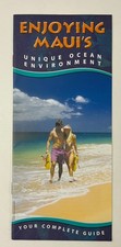 2004 Maui Hawaii Unique Ocean Beaches Environmental Vintage Travel Brochure