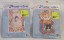Dimensions Frame-ables Counted Cross Stitch Picture Frame Kits  Set of 2