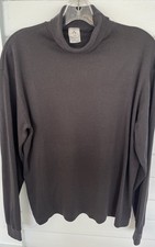 Vintage Munsingwear (Penguin)Turtleneck Black XL Made in USA cotton blend. 08