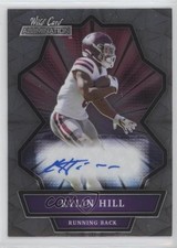 2021 Wild Card Alumination Kylin Hill Rookie Auto RC 0n7b. rookie card picture