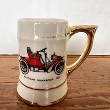 Henry Ford Museum Souvenir Porcelain Toothpick Holder Mini Autocar Runabout 1902