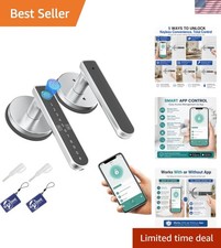 Smart Keyless Entry Door Lock with Biometric Recognition Auto Lock Features
