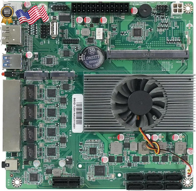 N100 Industrial Motherboard NAS 4 Cores 4 Threads Low Power Processor 4x2.5G