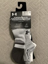 Under Armour Unisex UA Performance Tech No Show Socks 3-Pack 