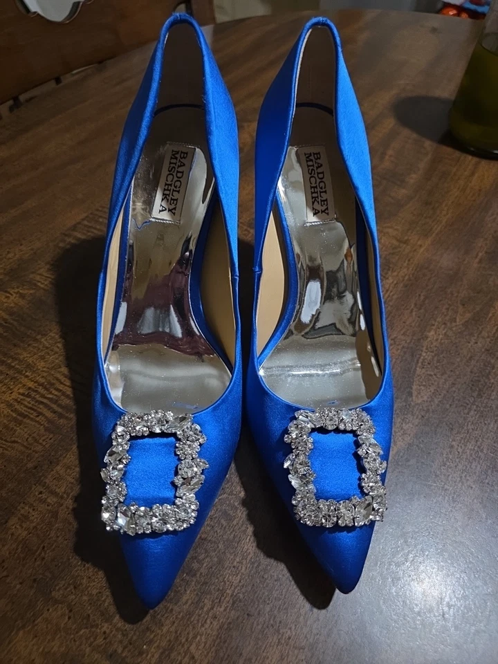 Badgley Mischka Cher Crystal Embellished Pump (Women) Size 10 - Image 2 of 4