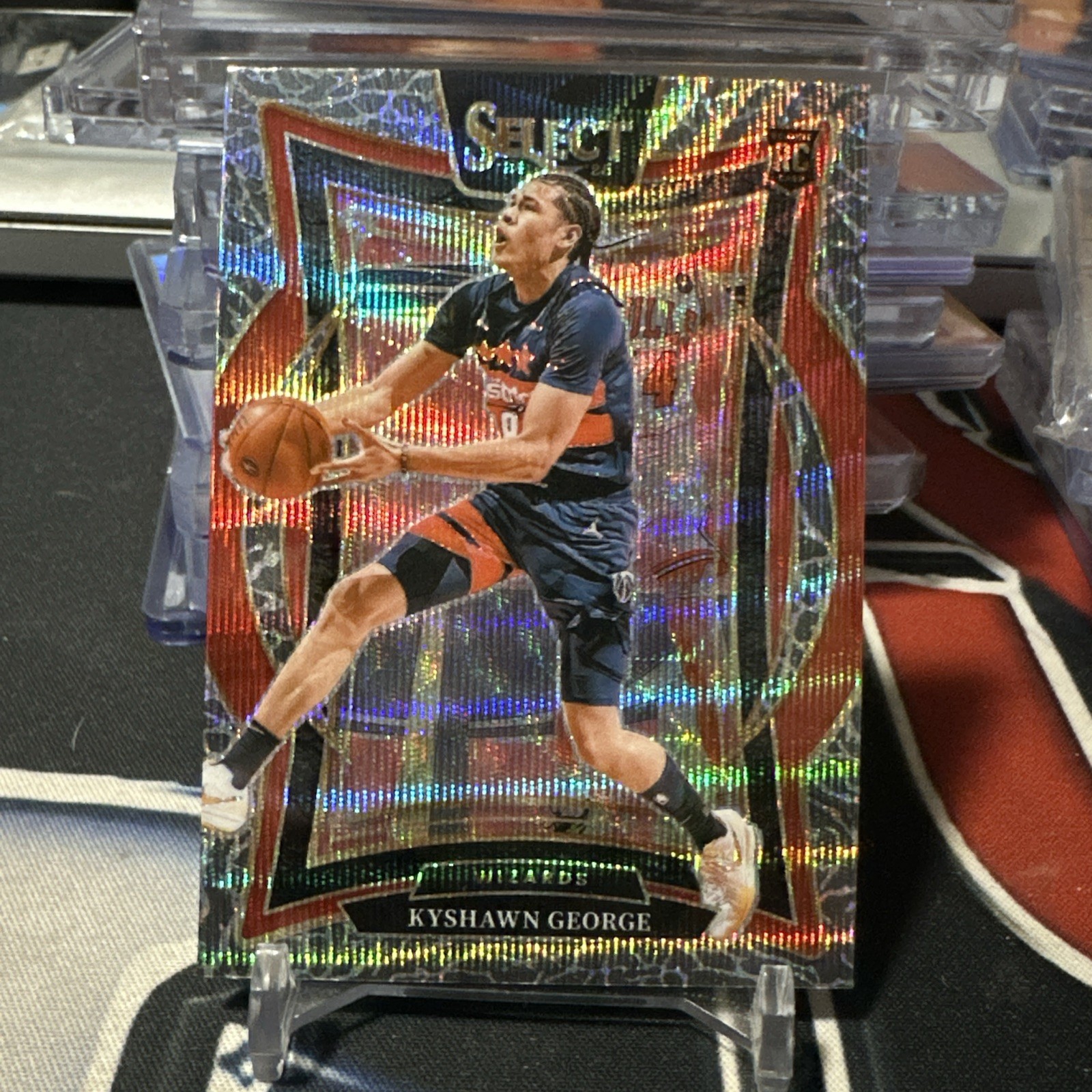 2024-25 Panini Select - Concourse Kyshawn George #85 Elephant Prizm (RC) SSP🔥