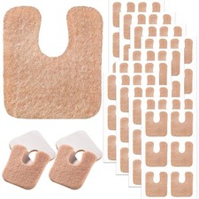 60 Pieces U Shaped Felt Callus Pads Metatarsal Pads Forefoot Foot Pads Pain R...