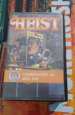 The Heist (Livesay 1985) Commodore 64 / MSX 64k (Tape, Box) works 8-bit