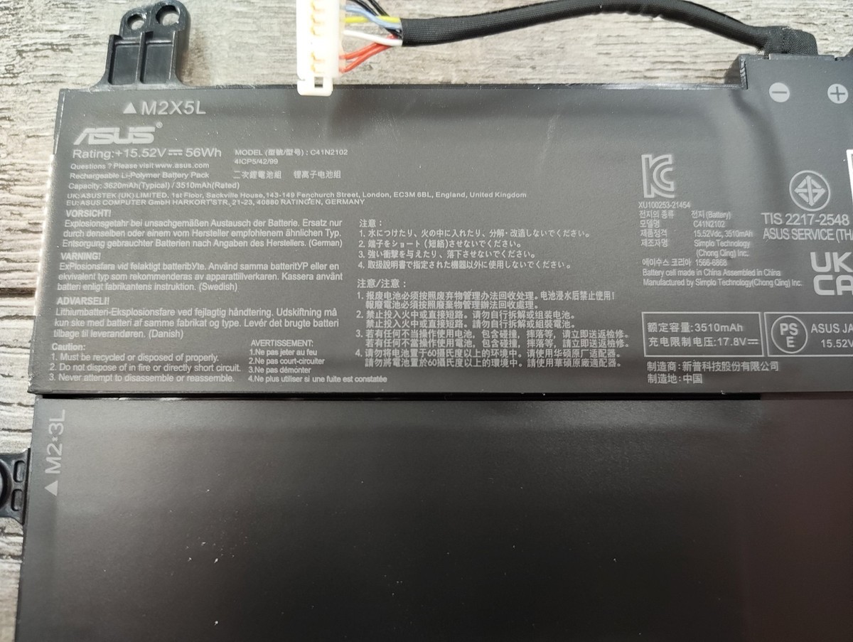 OEM C41N2102 Asus ROG Flow Z13 Laptop Battery Replacement 15.52V 