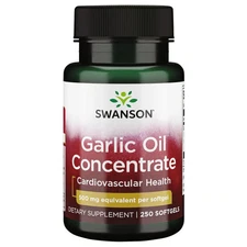 Swanson Garlic Oil 500 mg 250 Softgels