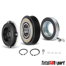 A/C Compressor Clutch Kit w/ 6-Groove for Toyota Camry 18-24 Highlander Sienna