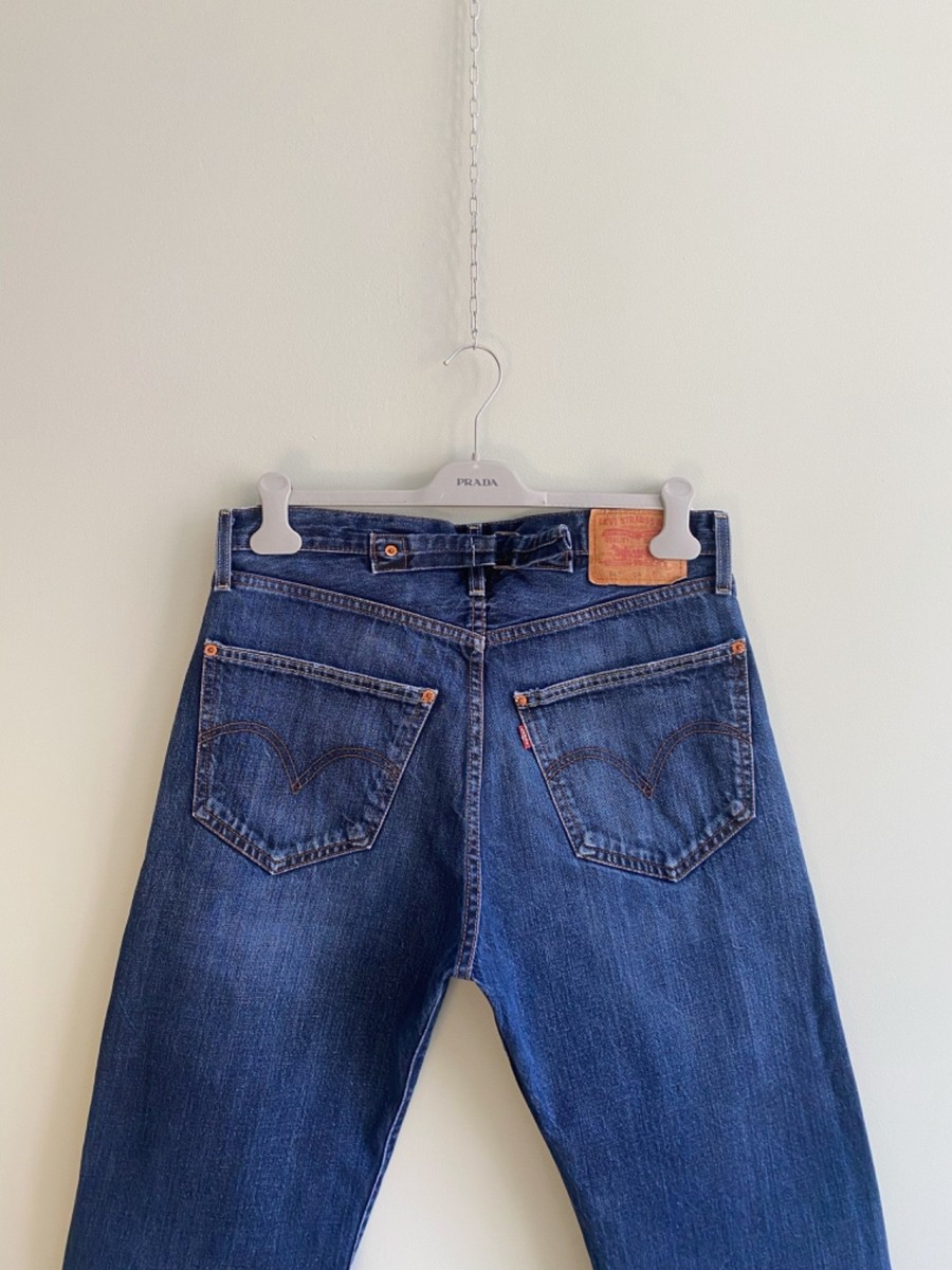 Vintage Levi's 542 04 Cinch Buckle Back Denim Pants Jeans