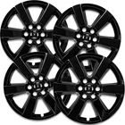 Set of 4 Gloss Black 20" Impostor Wheel Skins for 15-17 Ford F-150 Rim Covers