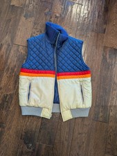 Montgomery Ward Retro Vintage Puffer Vest '70s Size Large