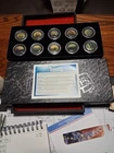 Colorized Kennedy Half Dollars, FAMOUS AMERICAN WARSHIPS,Lot of TEN