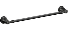 MOEN Banbury 18 in. Towel Bar in Matte Black