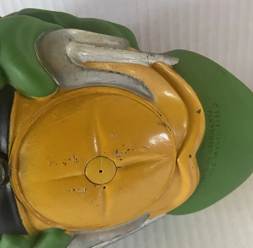 1991 Playmates Teenage Mutant Ninja Turtles esgoto esportes futebol raphael - Imagem 3 de 4