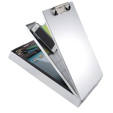 Saunders 21118 Aluminum Cruiser-Mate II Top-Open Storage Clipboard, Letter/A4