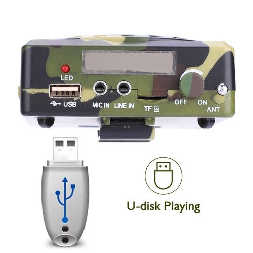(EU)Camouflage Remote Control Outdoor Hunting Decoy Bird Caller Sound Speak BD - Picture 6 of 14