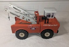 Red: Vintage Tonka Wrecker Tow Truck Pressed Steel 24Hr Service
