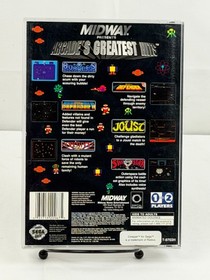 Midway Arcade's Greatest Hits (Sega Saturn) Tested - CIB COMPLETE w/ Reg card