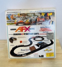 1976 Aurora AFX Jackie Stewart Slot Car Winners Circle Race Set Parts NO Cars
