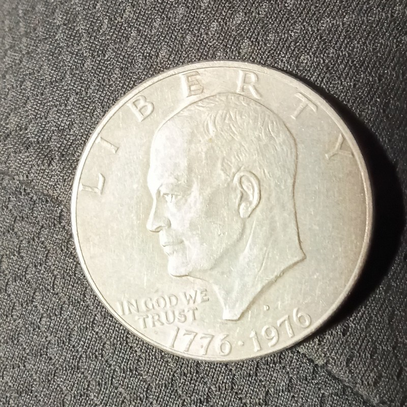 Eisenhower Bicentennial $1 Dollar 1776-1976-D Denver Business Clad KM#203