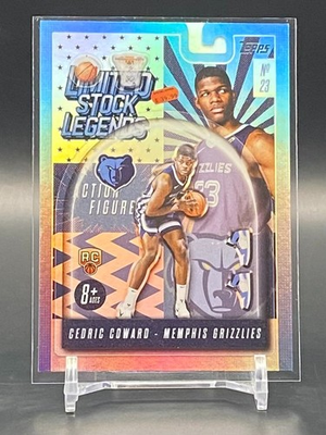 #ad 2025 26 Topps Cedric Coward Rookie Limited Stock Legends Grizzlies RC #LST 11 $3.14