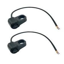 2PCS Motorcycle Handlebar Switch 12V Light Toggle Switches Waterproof ON-Off-ON