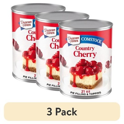 Cherry Pie Filling and Ready to Use 21 oz 3 Pack