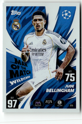 Topps Match Attax CL 2025-26 No. 325 Jude Bellingham Man of the