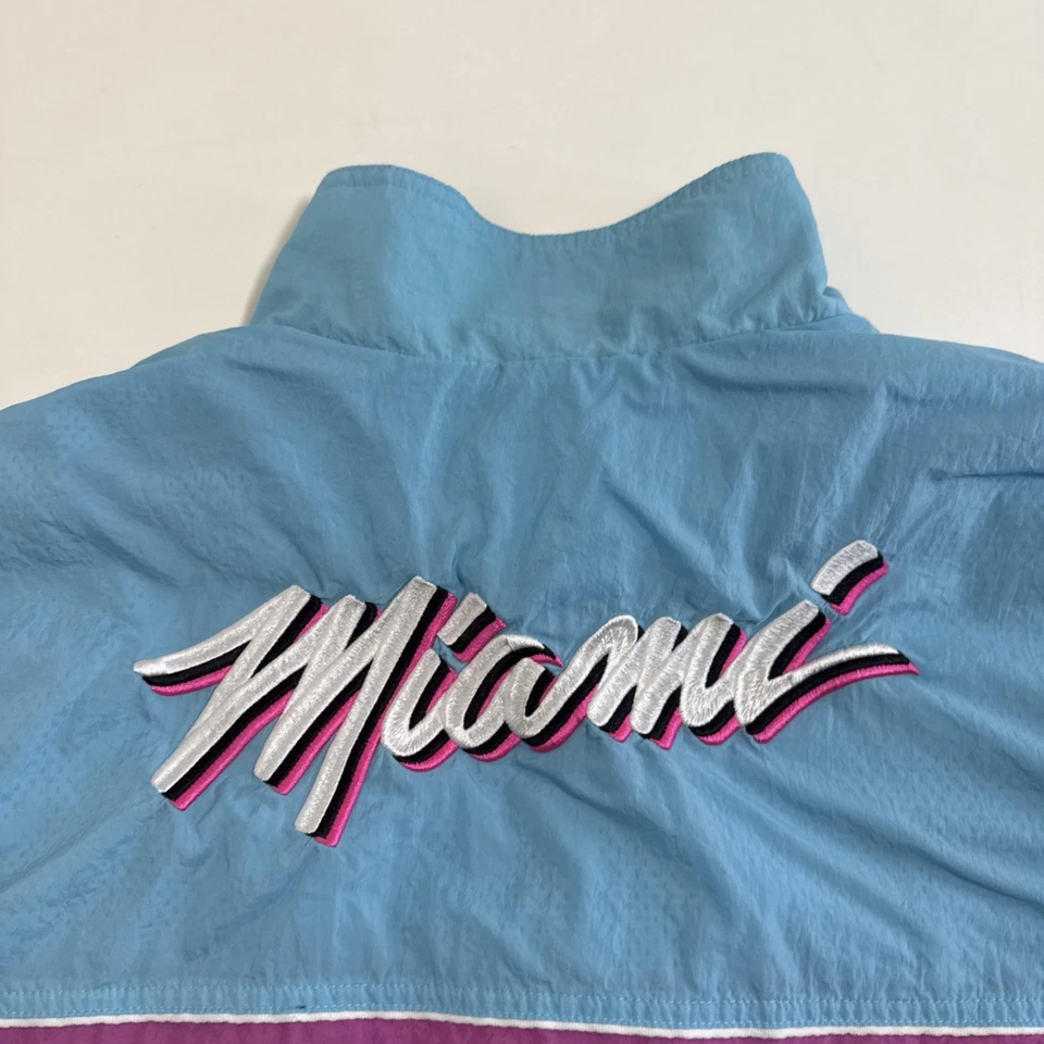 Nike Miami Heat Jacket Men’s M NBA Basketball Windbreaker Full Zip South Beach - Image 4 of 4