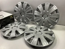 Custom Accessories 96516 - 16" Wheel Covers, Silver, 4 PC