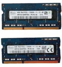Ram SK hynix 8 Go (2x4Go) PC3-12800 DDR3-1600 DIMM