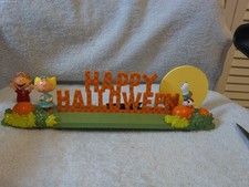 Happy Halloween Peanuts Charlie Brown Sally Snoopy Decorative Tabletop Decor