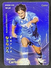 FOOTBALL CHAMPIONS TCG 2002-03 BENITO CARBON HOLO 021/107 PL