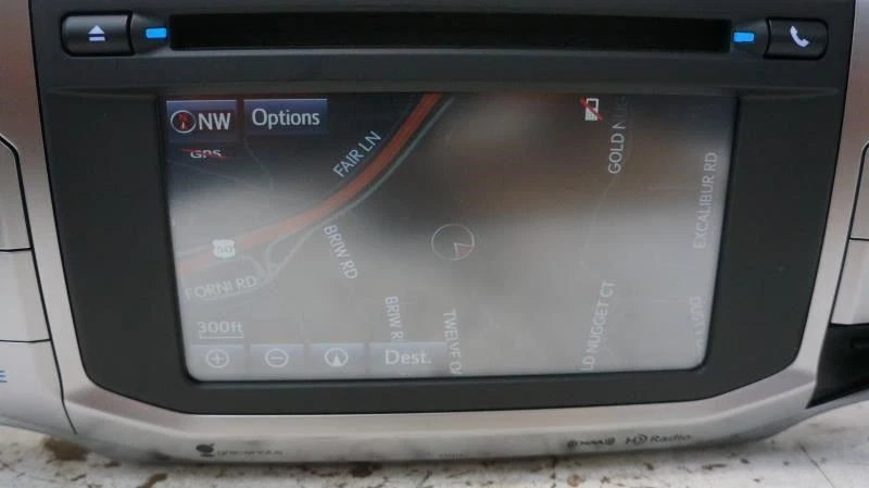 Toyota 4Runner AM FM 2016-2018 CD MP3 receptor de radio navegación 86100-35354 OEM Foto 2 de 4