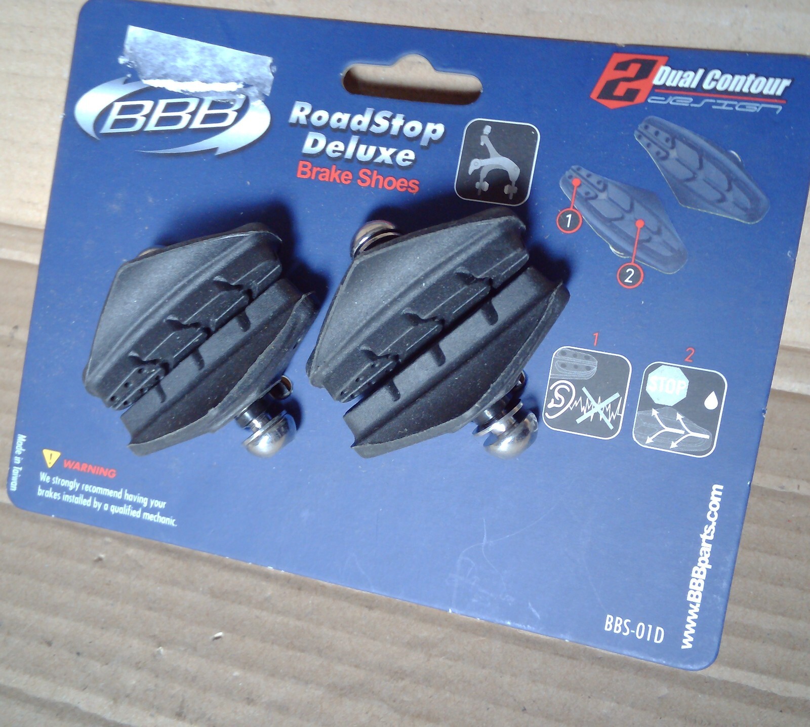 BBB ROADSTOP DELUXE SHIMANO STYLE ROAD BRAKE PADS