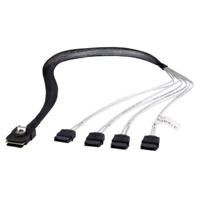 FANTEC SRC-mini SAS zu 4x SATA Kabel - mini SAS SFF8087 zu 4x SATA Kabel