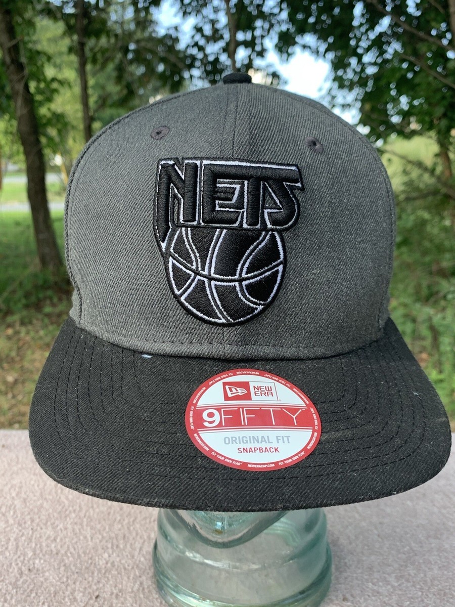 rare NEW ERA 9 Fifty BROOKLYN NETS Hardwood Classics Baseball Cap