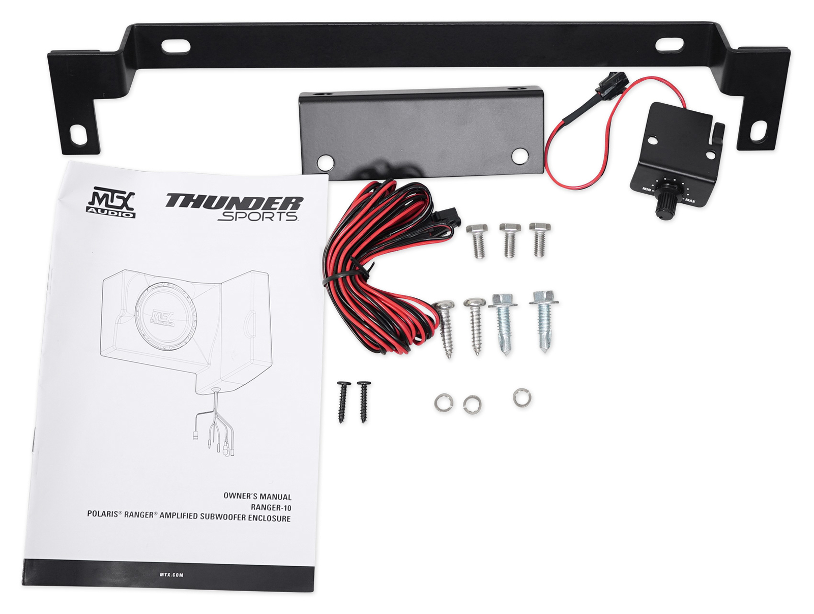 10 Сабвуферов MTX мощностью 500 Вт под сиденьем корпус для Polaris Ranger 2014-17 годов выпуска