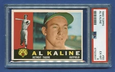 1960 AL KALINE PSA 6 EX-MT TOPPS HOF DETROIT TIGERS LEGEND RAZOR SHARP (#50) RZC