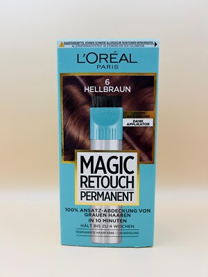 L'Oréal Paris Magic Retouch Permanent Ansatz-Abdeckung Hellbraun Nr. 6  *NEU*