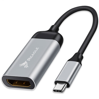 REAGLE USB-C zu HDMI Adapter Typ C MHL 4K UHD für MacBook iPad Samsung Xiaomi TV
