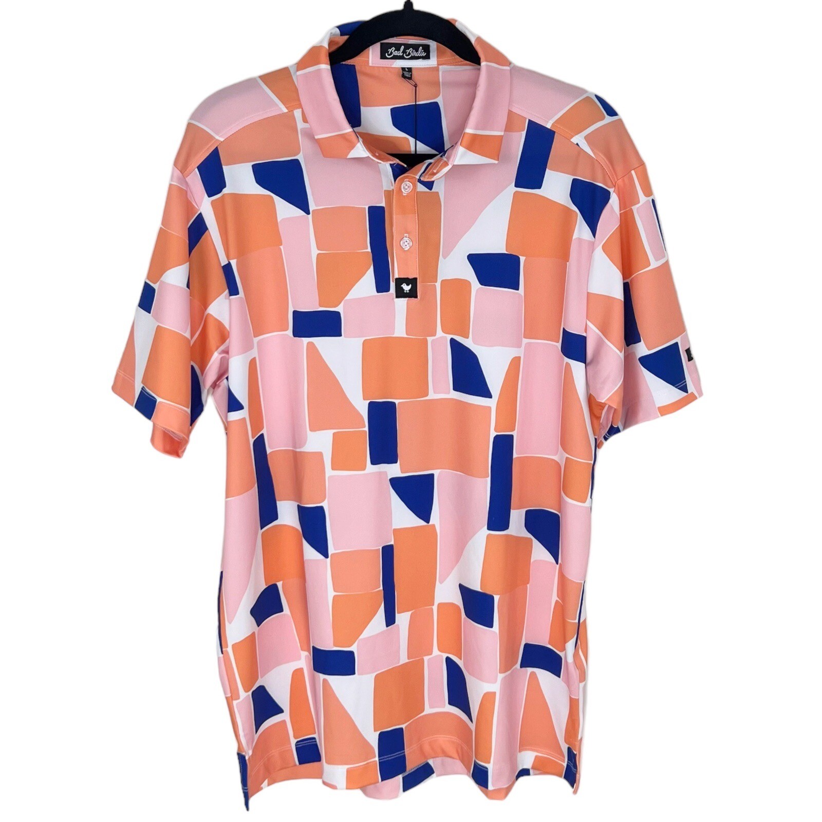 Bad Birdie Shirt Sz M Golf Polo Catalina Short Sleeve Supersoft UPF 50