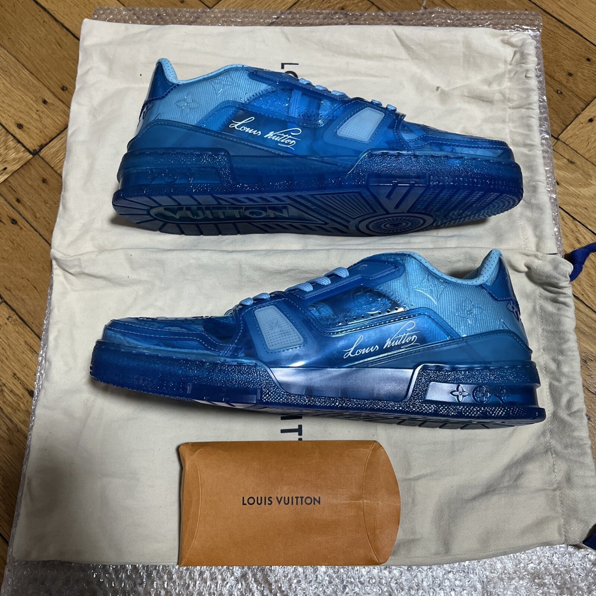 Louis Vuitton Trainer transparent Blue Men