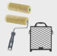 Profi 2 X Malerrolle Malerwalze Farbrolle Maler Walze Rolle 25Cm 18Mm Flor B+G