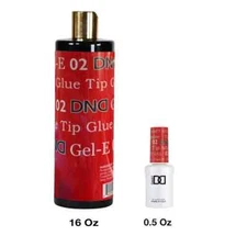 DND Gel-E Tip Glue Refill  16 oz + 0.5 oz 2pcs On Sale