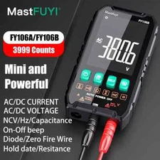 MASTFUYI Mini Digital Multimeter, DC/AC Voltage & Capacitance Tester